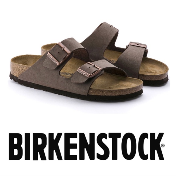 NWT Arizona Birko-Flor Nubuck Mocha Sandals - Picture 4 of 10